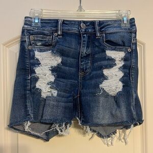 Distressed Jean shorts US size 0